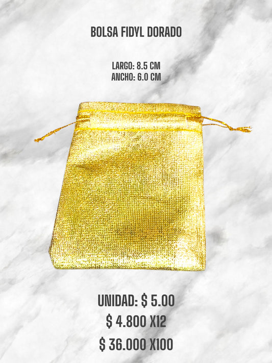 BOLSA FIDYL DORADA