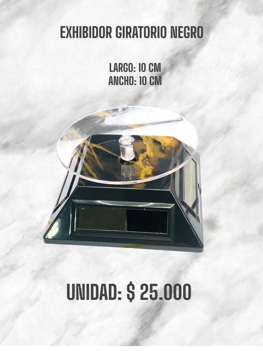 EXHIBIDOR GIRATORIO NEGRO