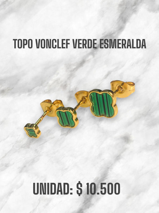TOPO VONCLEF VERDE ESMERALDA