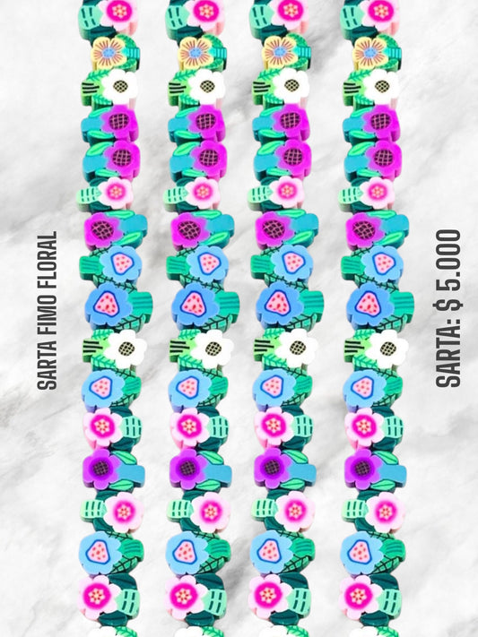 SARTA FIMO FLORAL