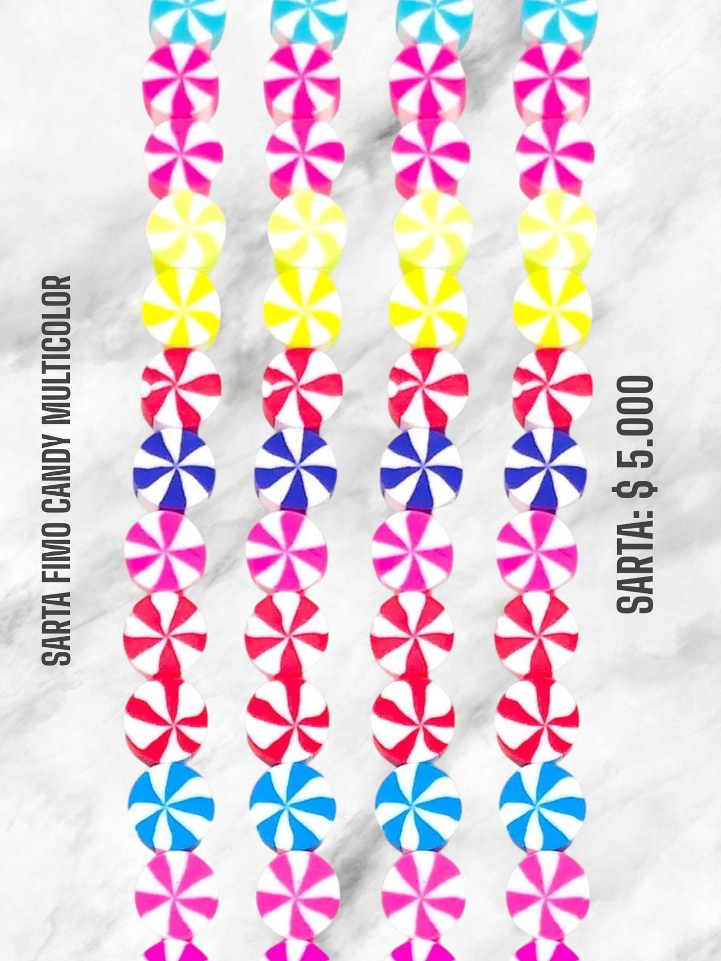 SARTA FIMO CANDY MULTICOLOR
