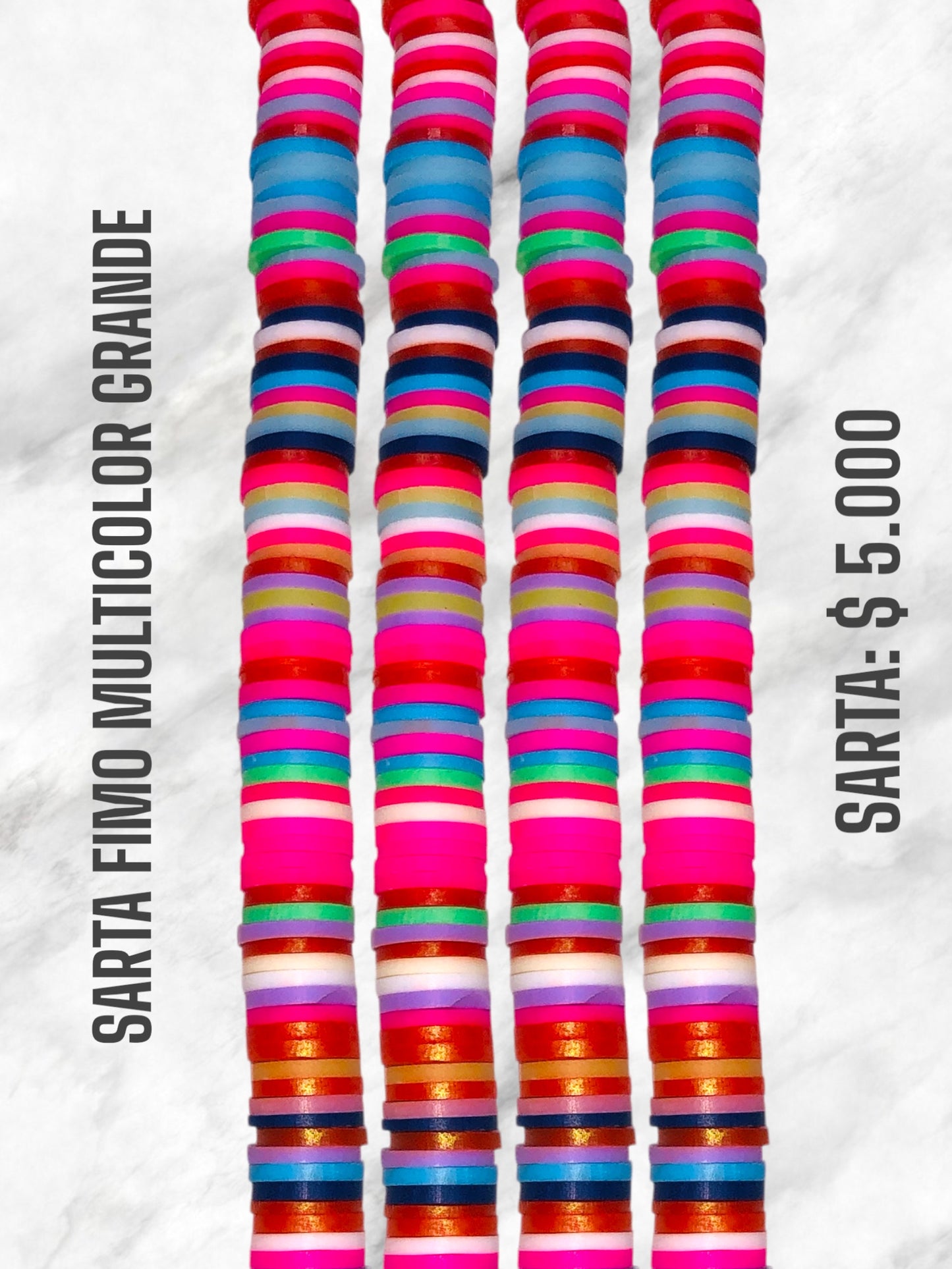 SARTA FIMO MULTICOLOR GRANDE