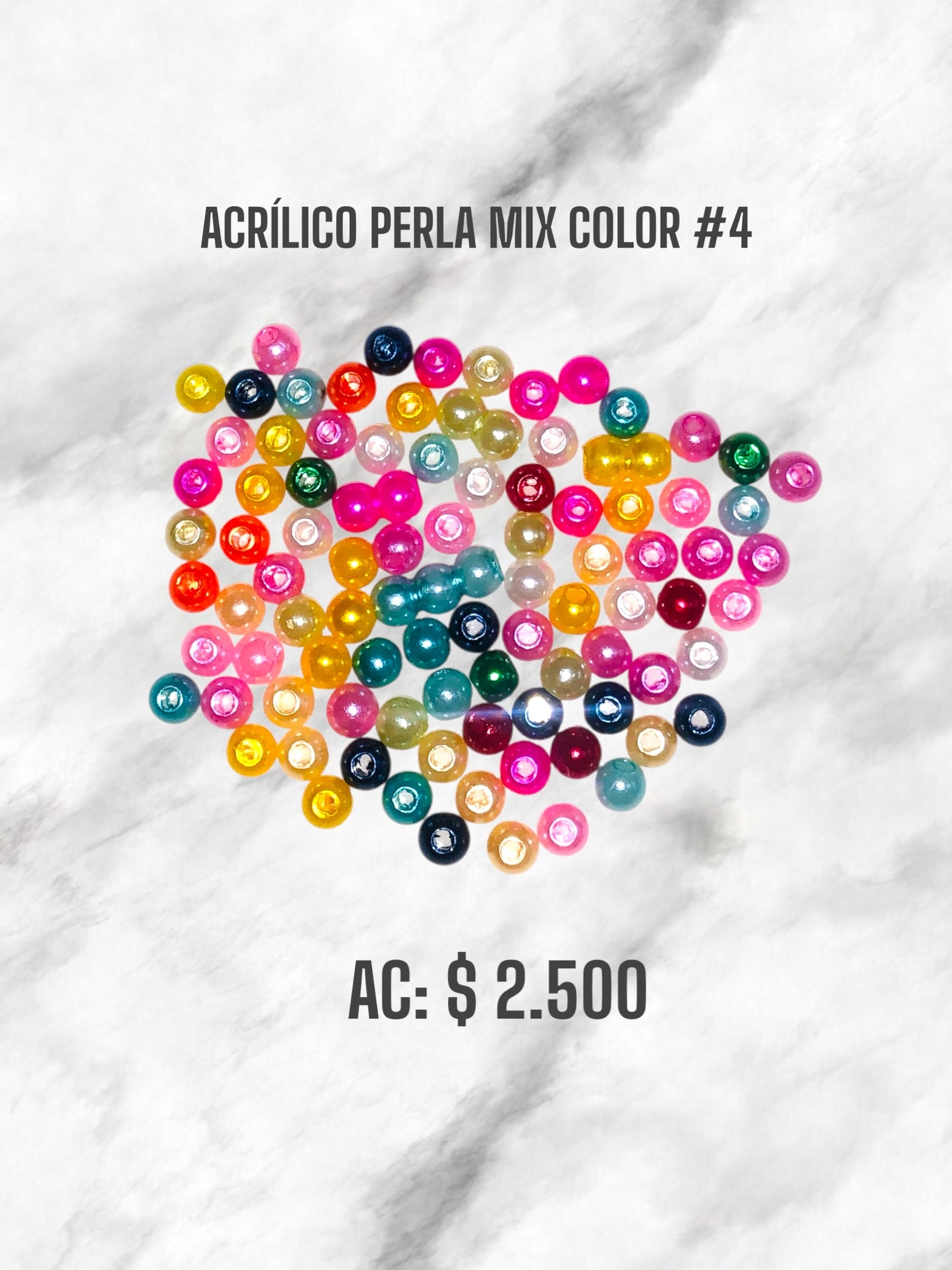 ACRÍLICO PERLA MIX COLOR #4