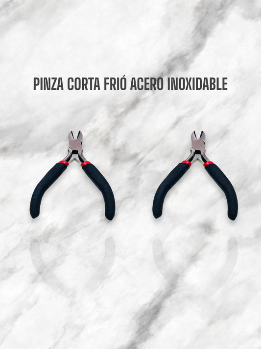 PINZA CORTA FRIÓ ACERO INOXIDABLE