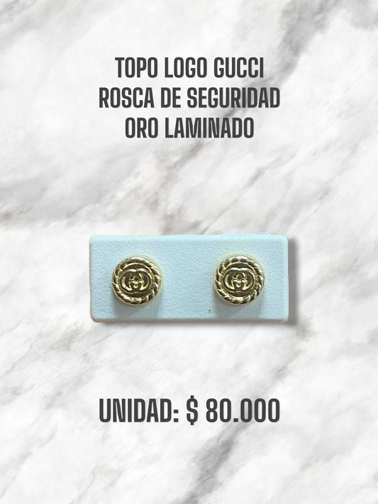 TOPO LOGO GUCCI ROSCA S. ORO LAMINADO