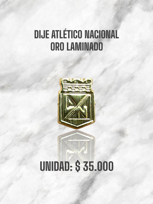 DIJE ATLÉTICO NACIONAL ORO LAMINADO