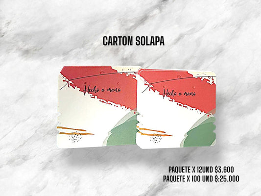 CARTON SOLAPA
