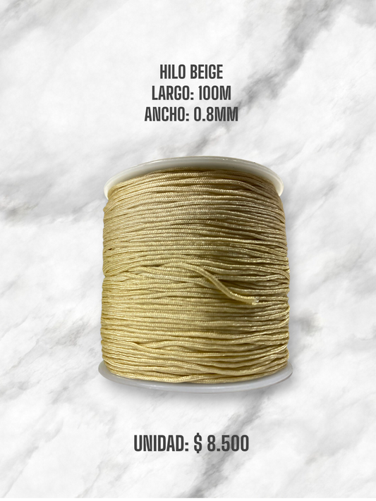 HILO BEIGE 0.8MM 100M