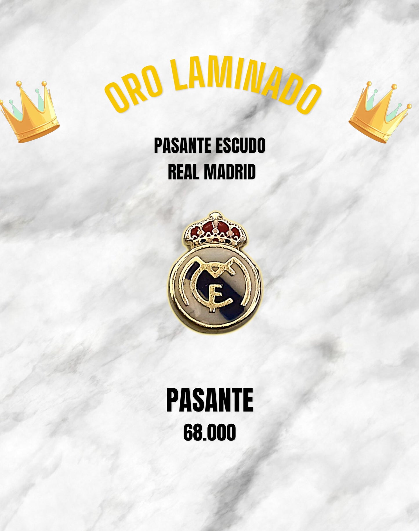 PASANTE ESCUDO REAL MADRID