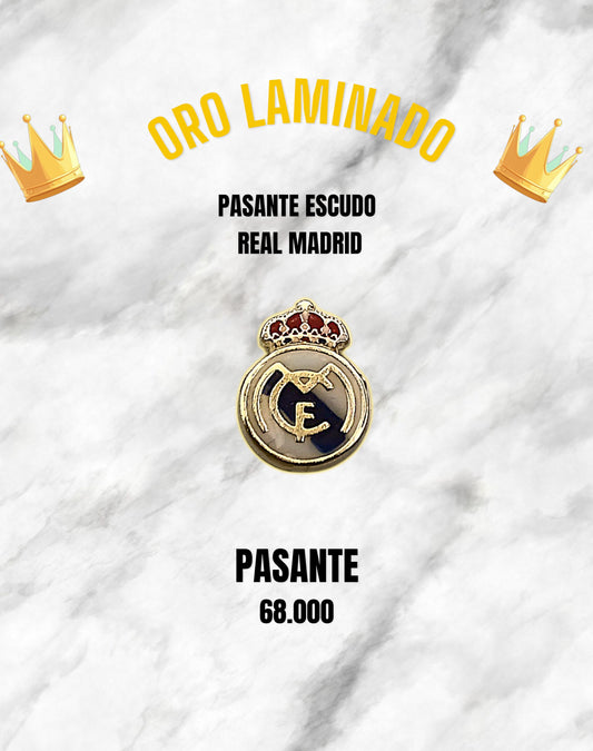 PASANTE ESCUDO REAL MADRID