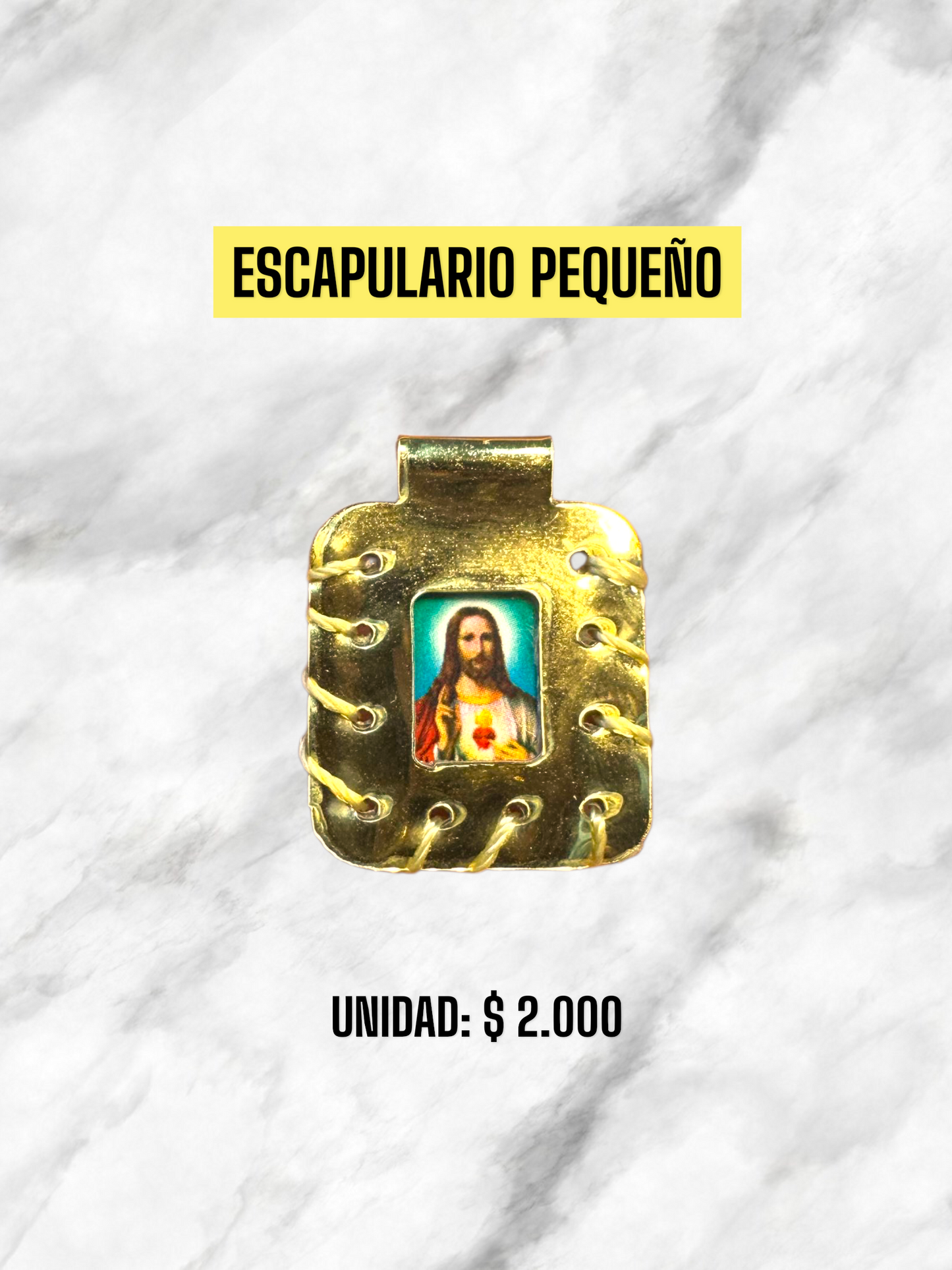 ESCAPULARIO PEQUEÑO