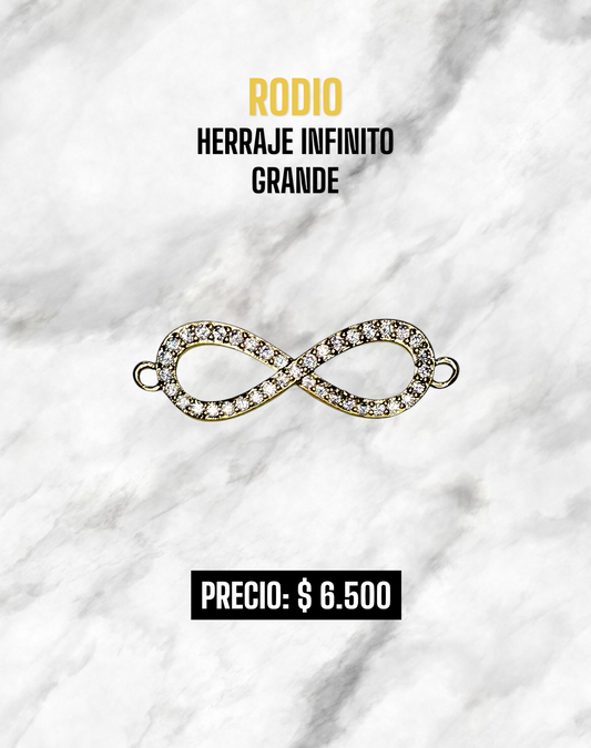 HERRAJE INFINITO GRANDE RODIO