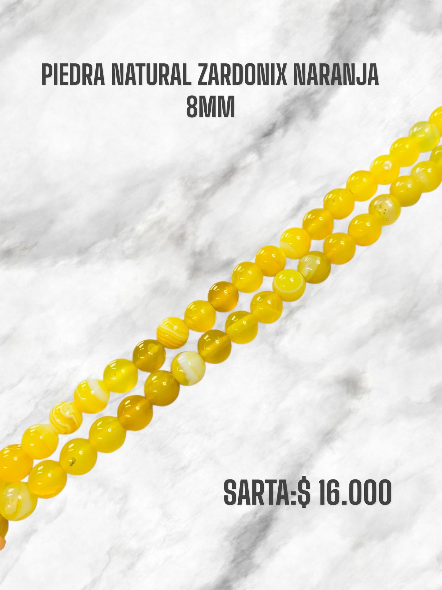PIEDRA NATURAL ZARDONIX NARANJA