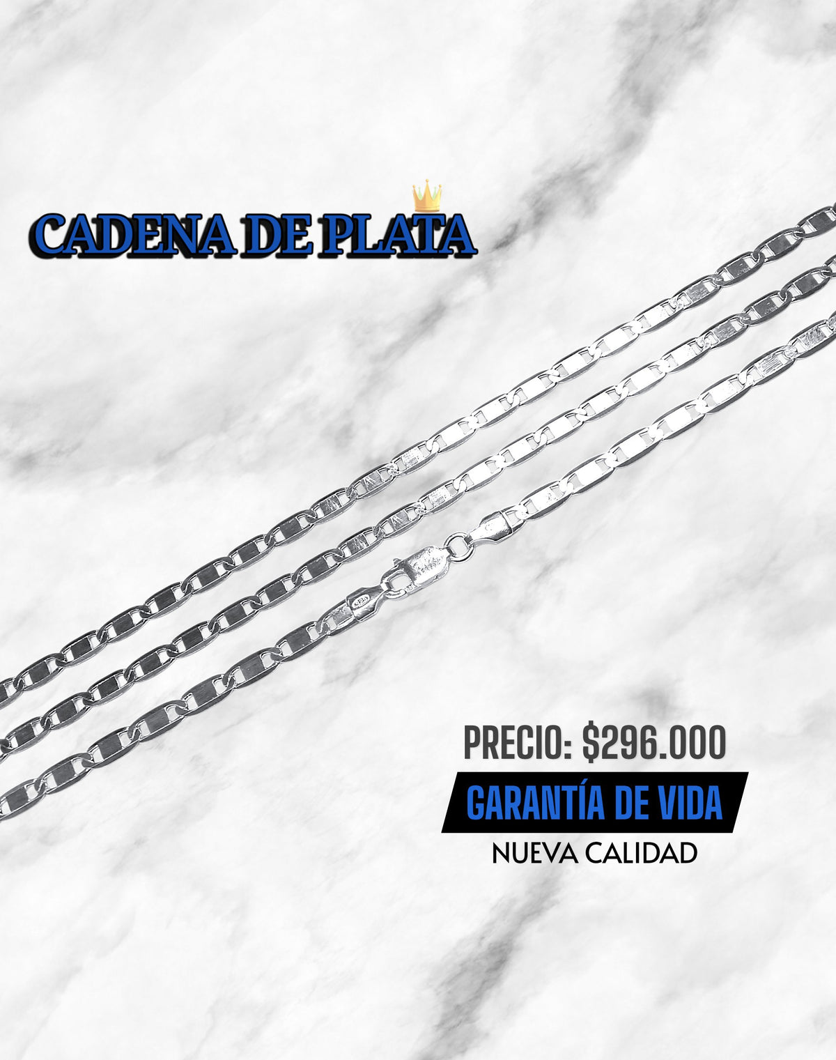 CADENA DE PLATA
