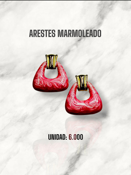 ARETES MARMOLEADO