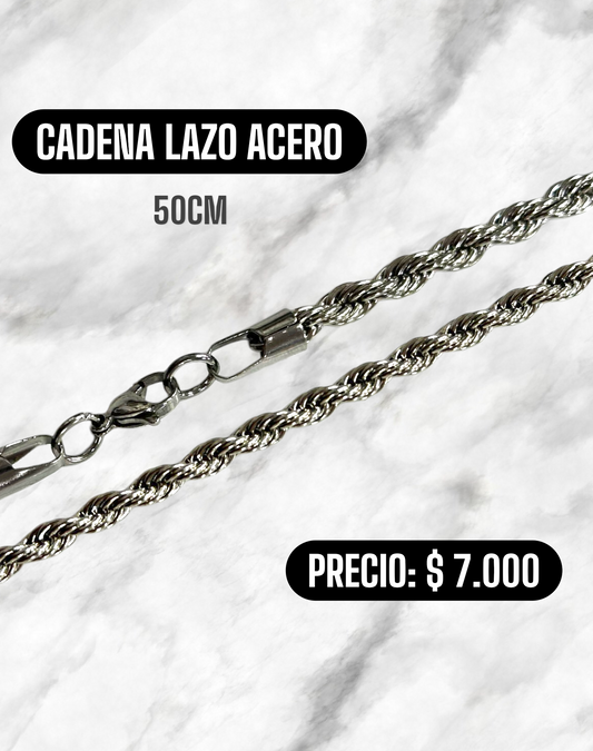 CADENA LAZO 50CM ACERO