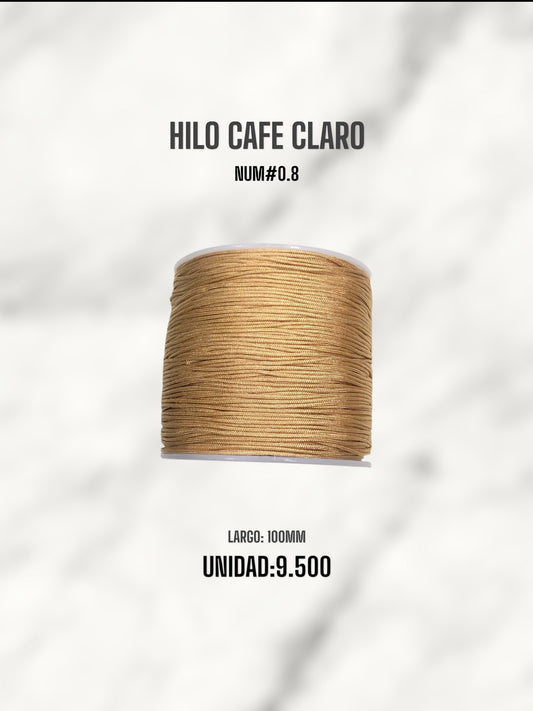 HILO CAFÉ CLARO 0.8MM 100M