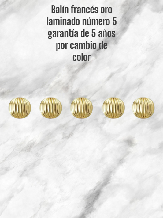 BALÍN FRANCÉS ORO LAMINADO