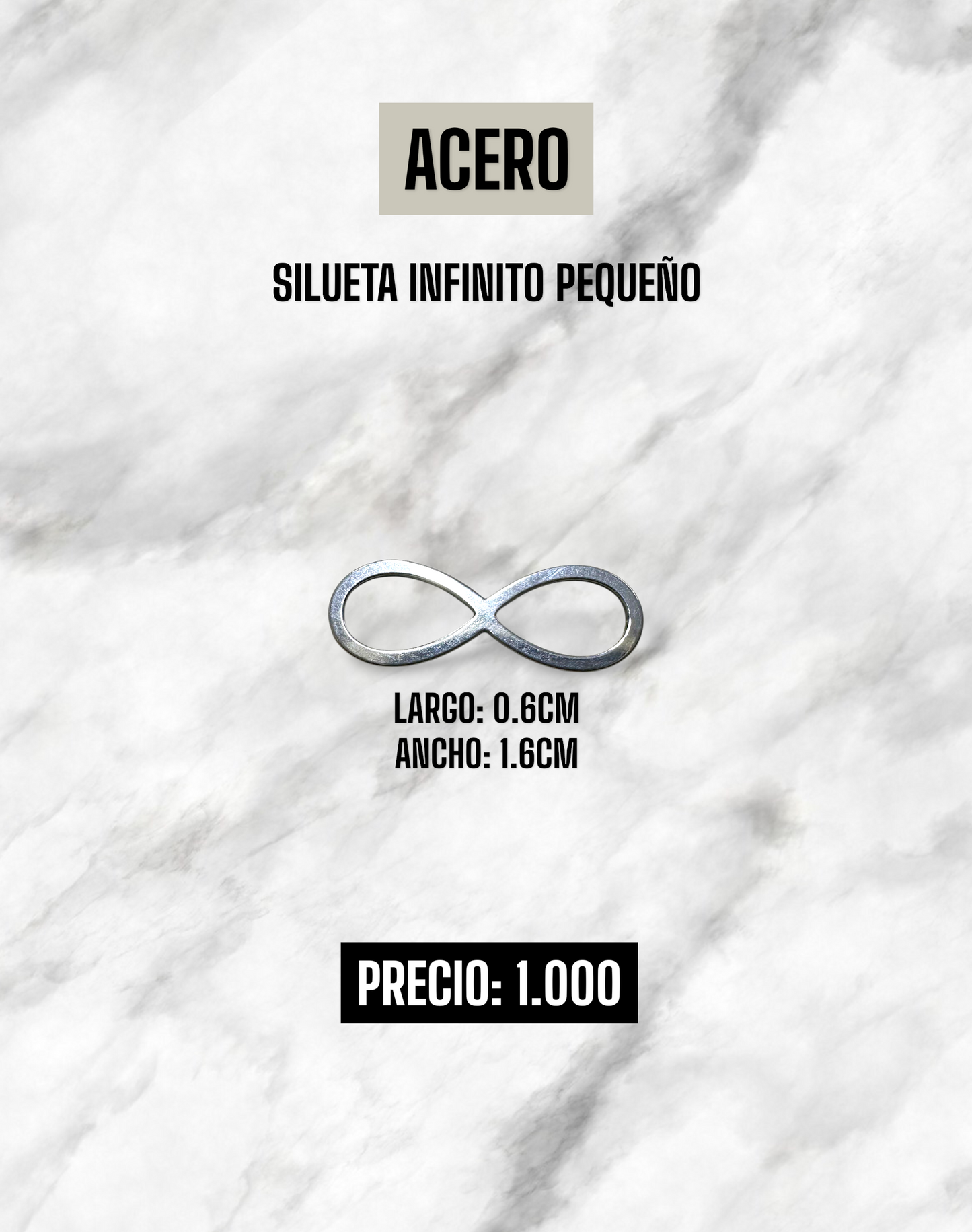 SILUETA INFINITO ACERO