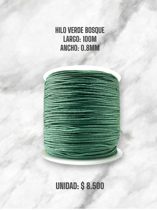 HILO VERDE BOSQUE 0.8MM 100M