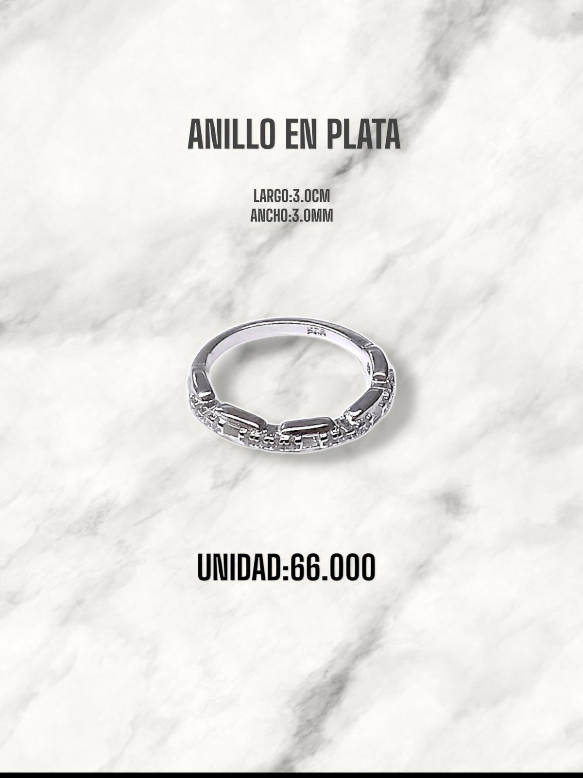 ANILLO DE PLATA