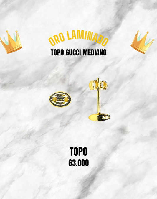 TOPO GUCCI MEDIANO ORO LAMINADO