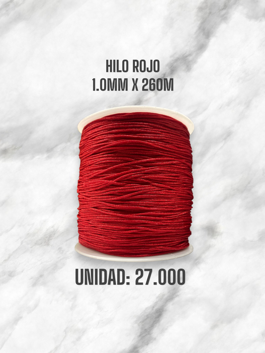 HILO ROJO 1.0MM 260M