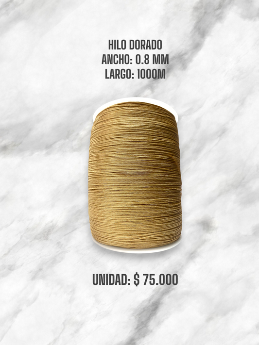 HILO DORADO 0.8MM 1000M