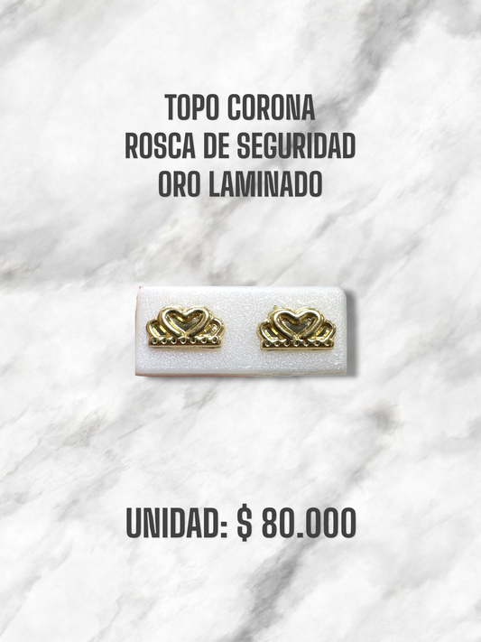 TOPO CORONA ROSCA S. ORO LAMINADO