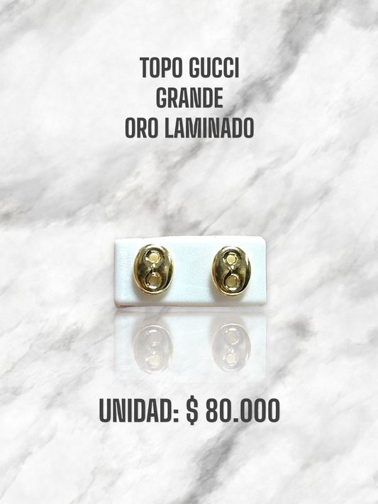 TOPO GUCCI GRANDE ROSCA S. ORO LAMINADO