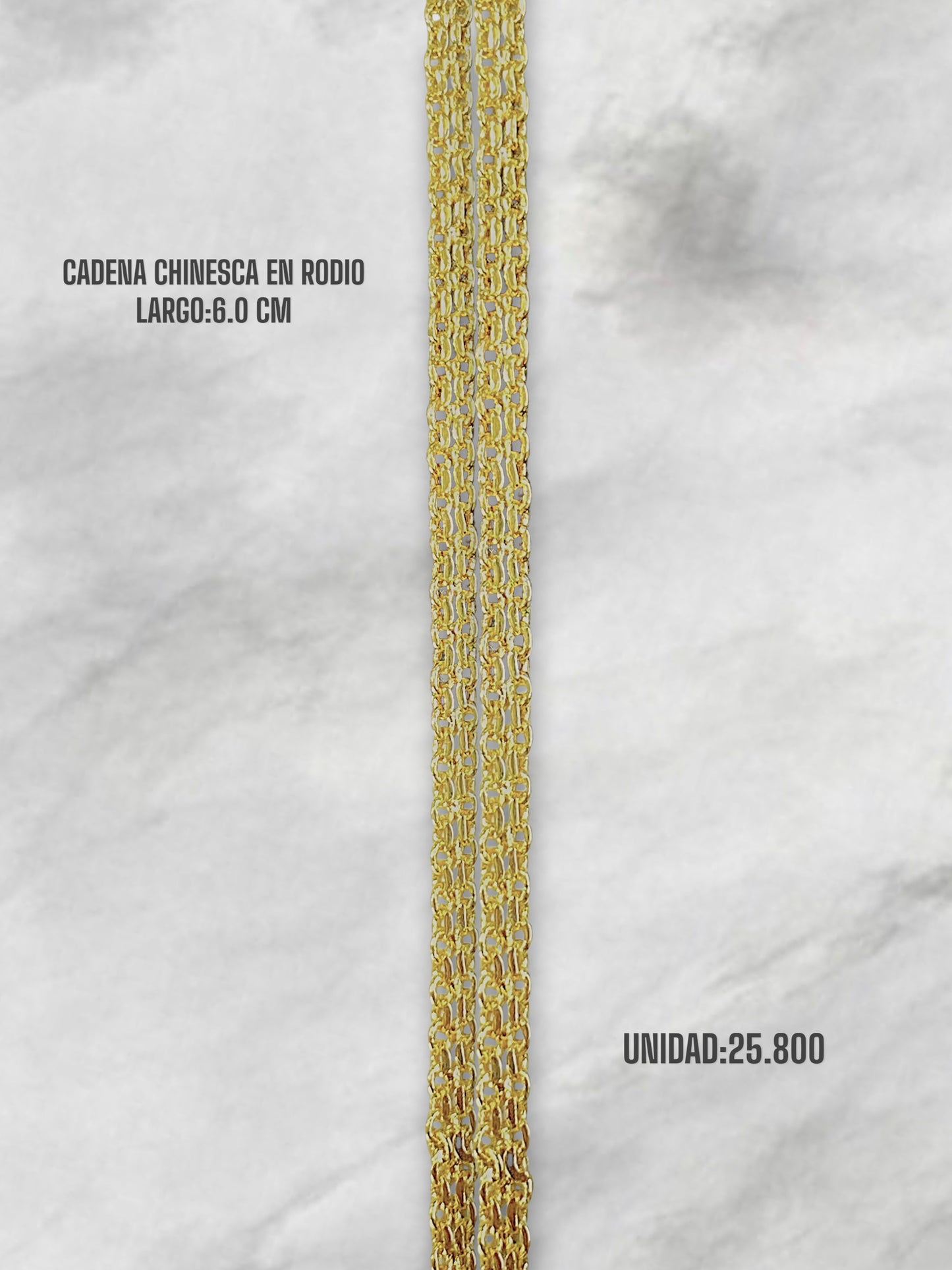 CADENA CHINESCA EN RODIO
