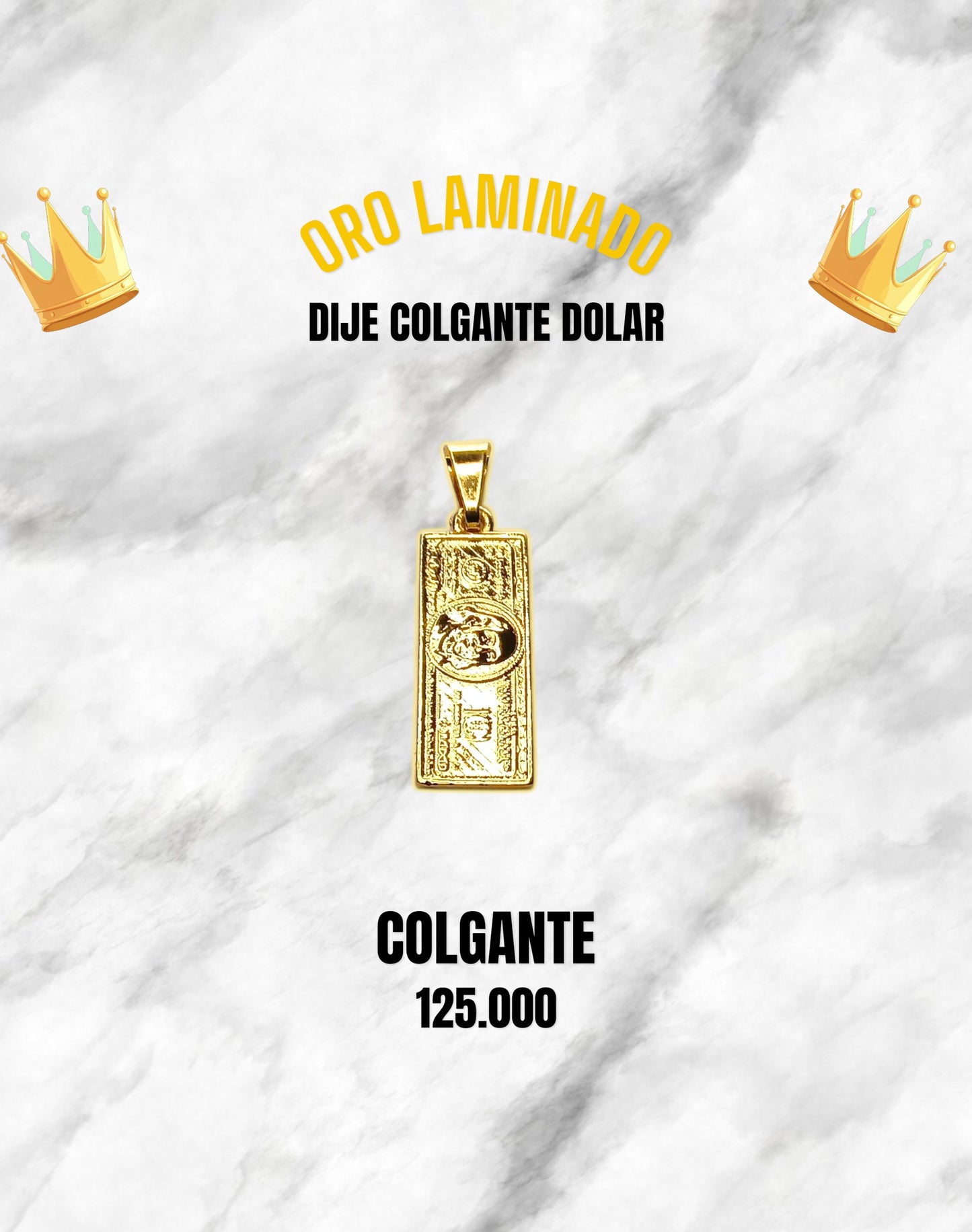 DIJE COLGANTE DOLAR