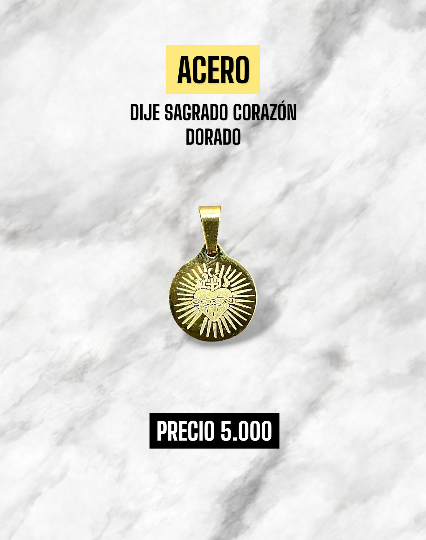 DIJE SAGRADO CORAZÓN