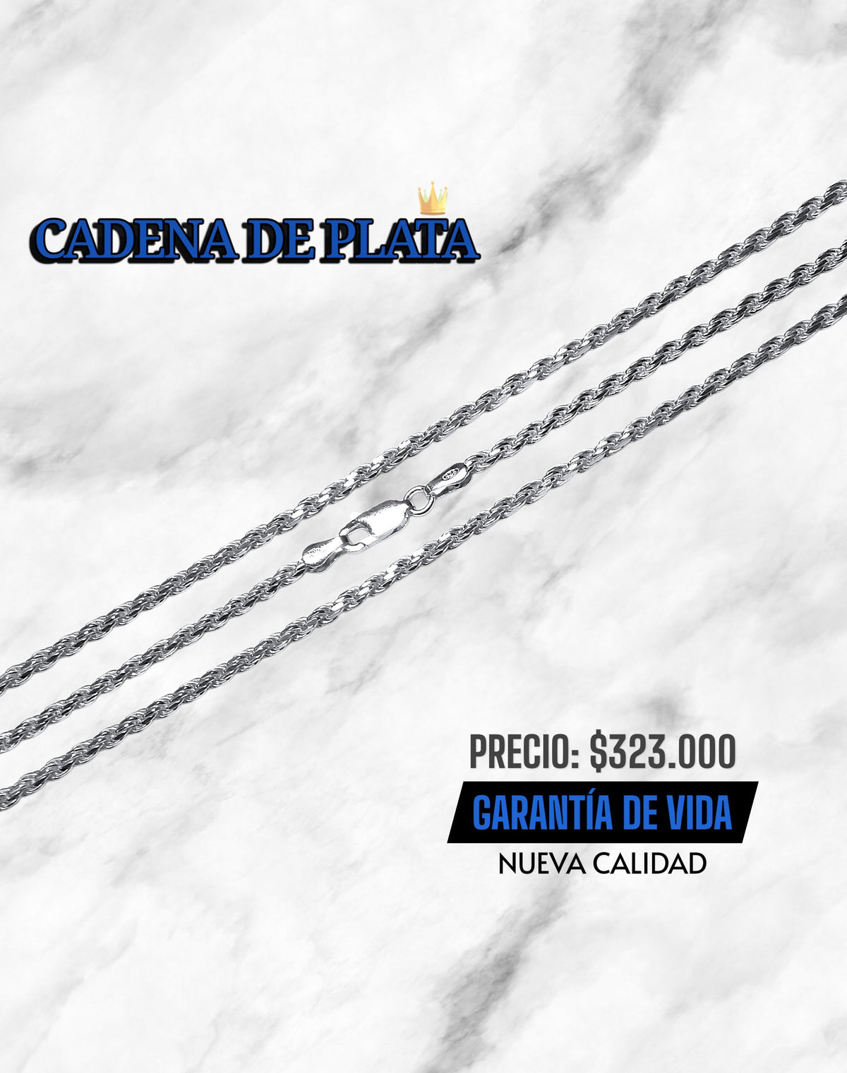 CADENA DE PLATA