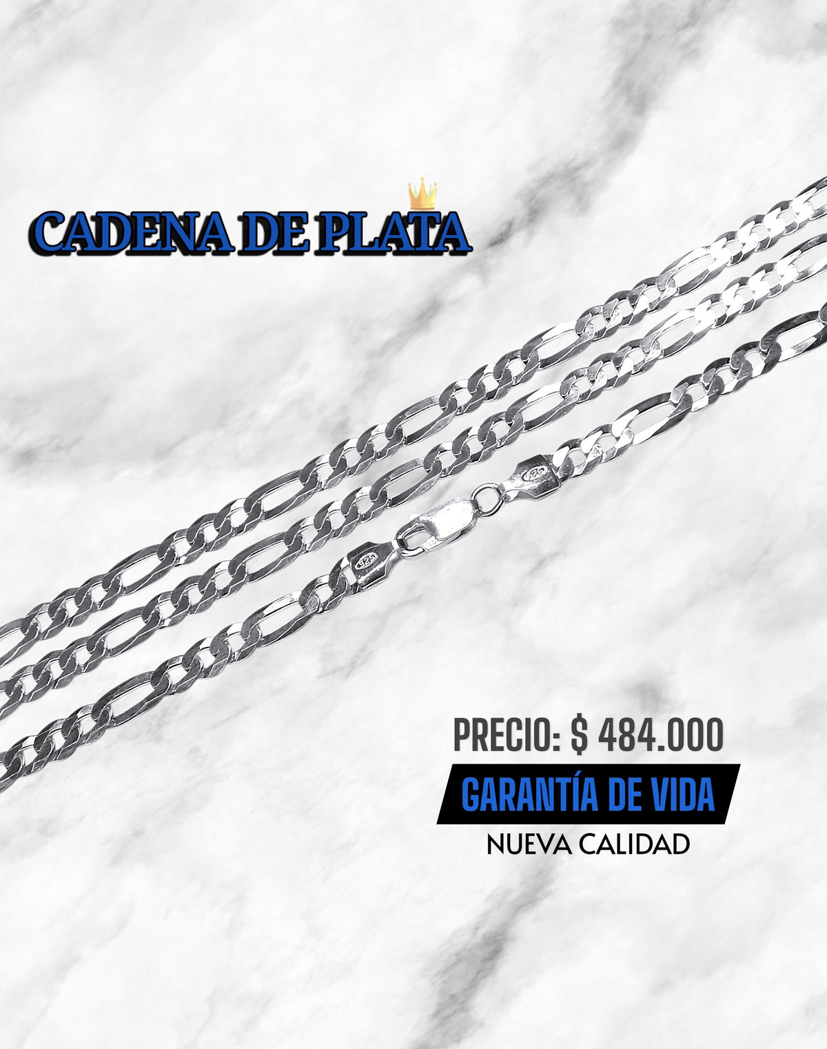CADENA DE PLATA