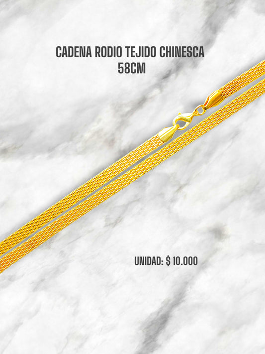 CADENA RODIO TEDIJO CHINESCO