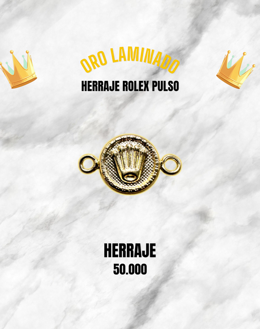 HERRAJE ROLEX GRANDE PULSO ORO LAMINADO