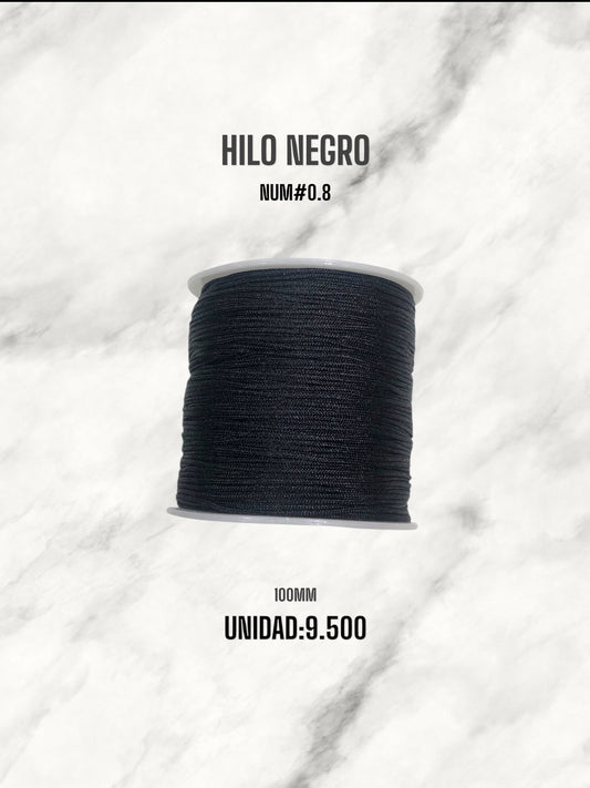 HILO NEGRO 0.8MM 100M
