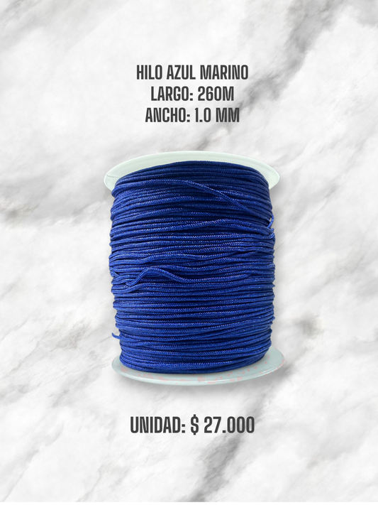 HILO AZUL MARINO 1.0MM 260M
