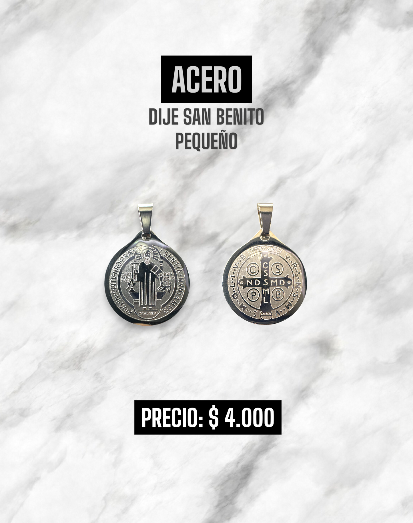 DIJE SAN BENITO ACERO