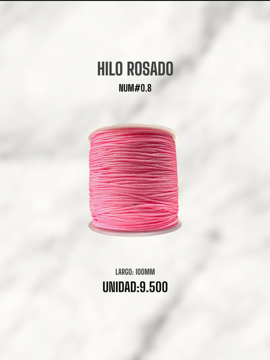 HILO ROSADO 0.8MM 100M