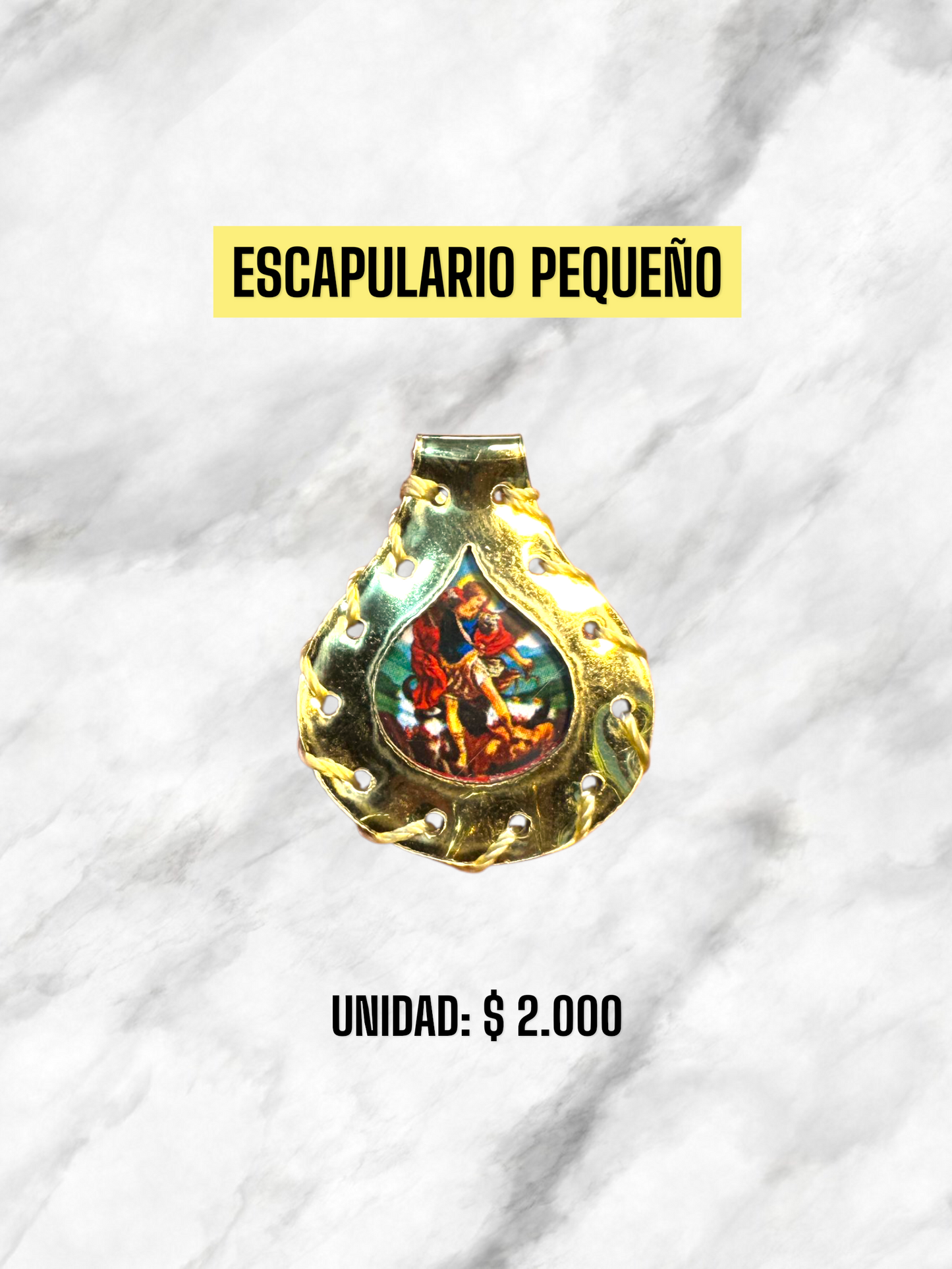 ESCAPULARIO PEQUEÑO