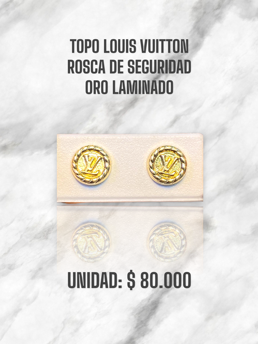 TOPO LOUIS VUITTON ROSCA S. ORO LAMINADO