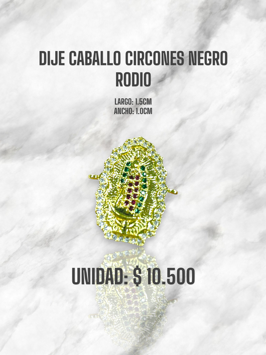 DIJE GUADALUPE PERLADO RODIO