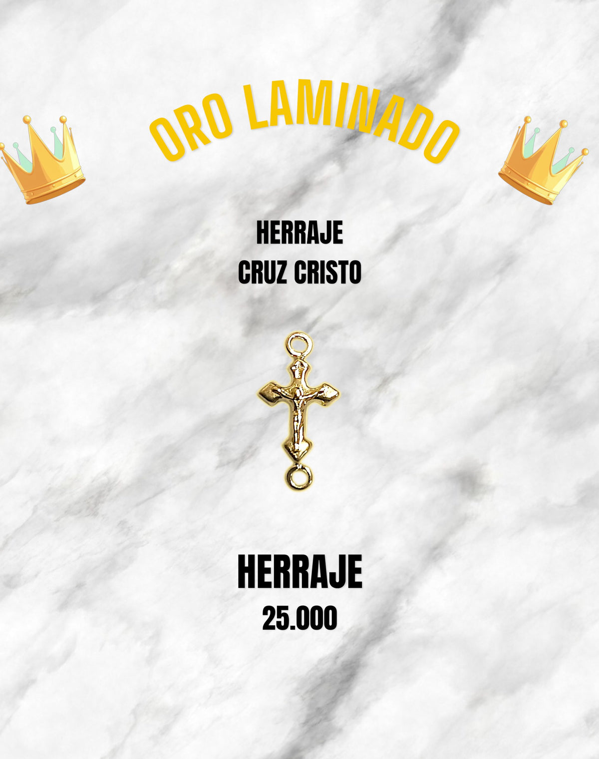 HERRAJE CRUZ CRISTO