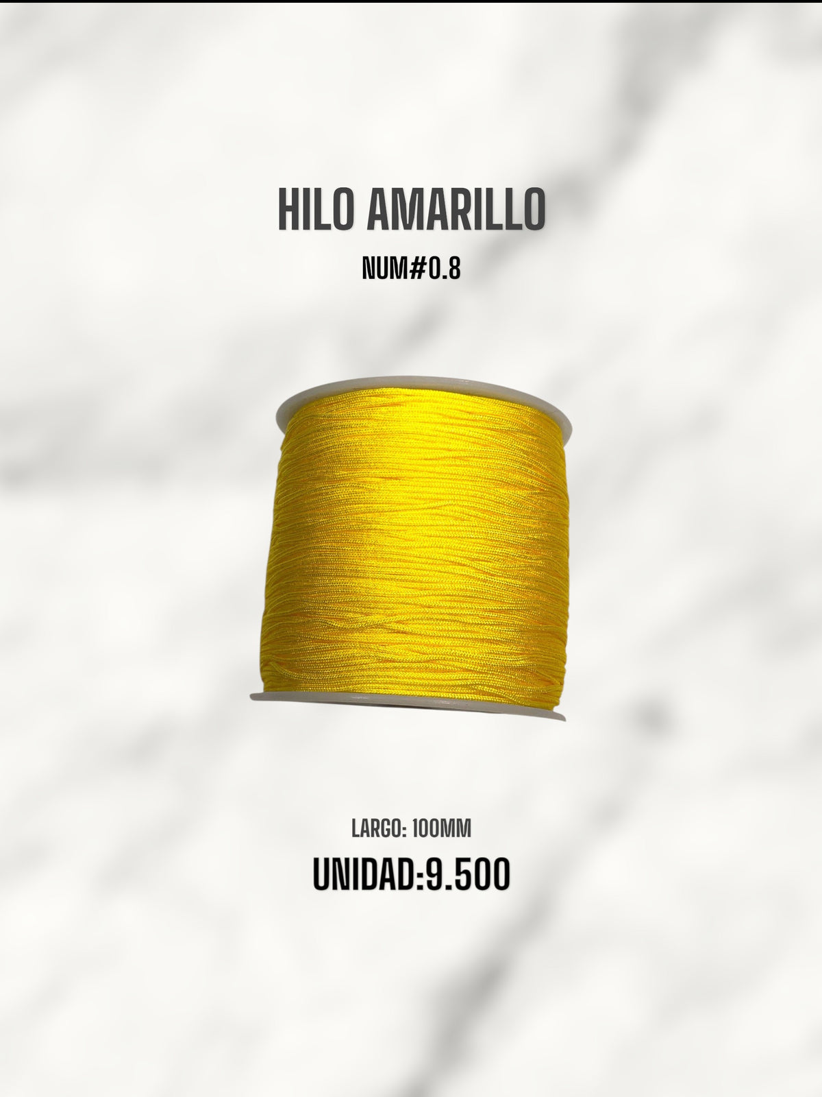 HILO AMARILLO 0.8MM 100M