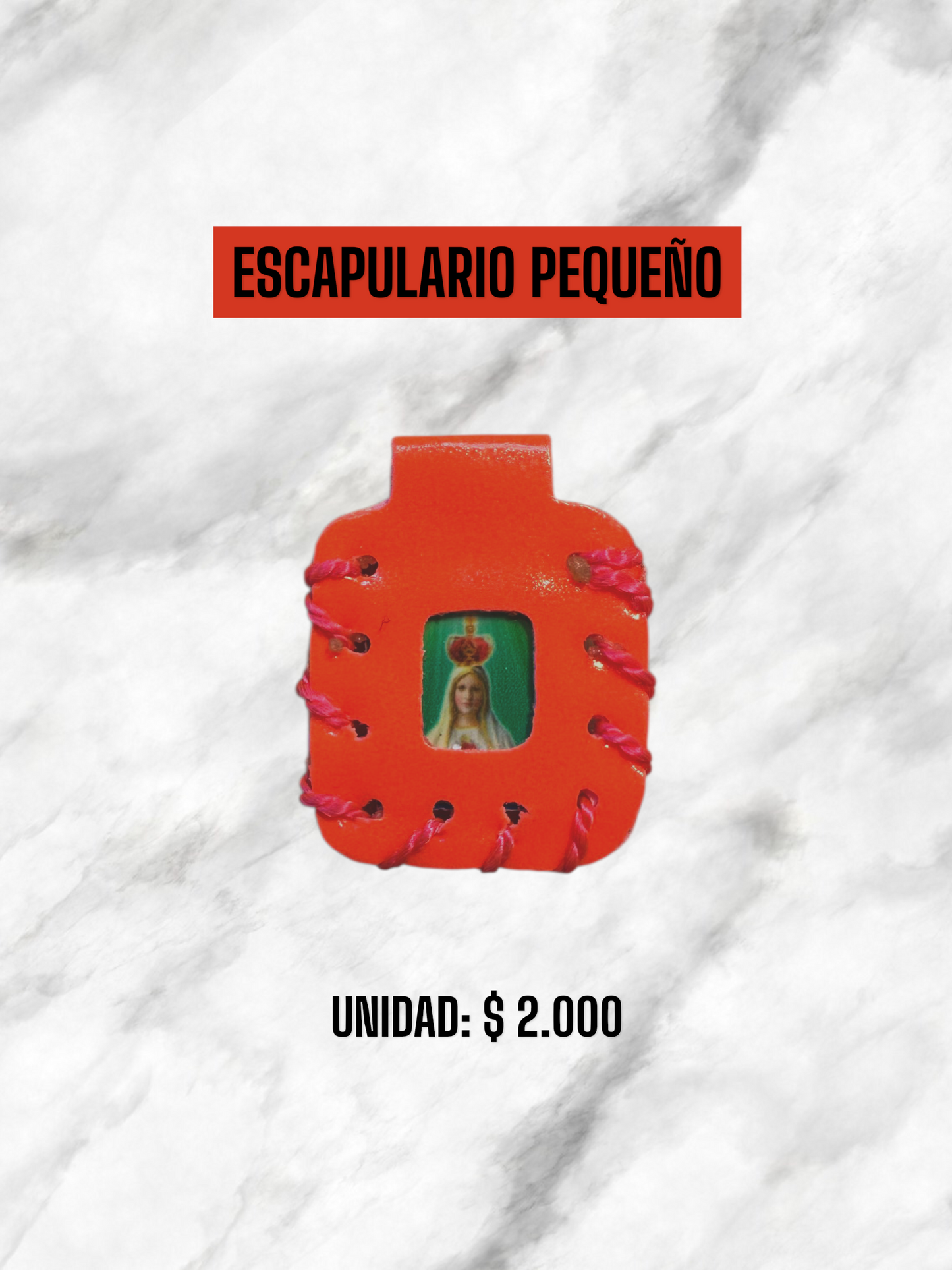 ESCAPULARIO PEQUEÑO