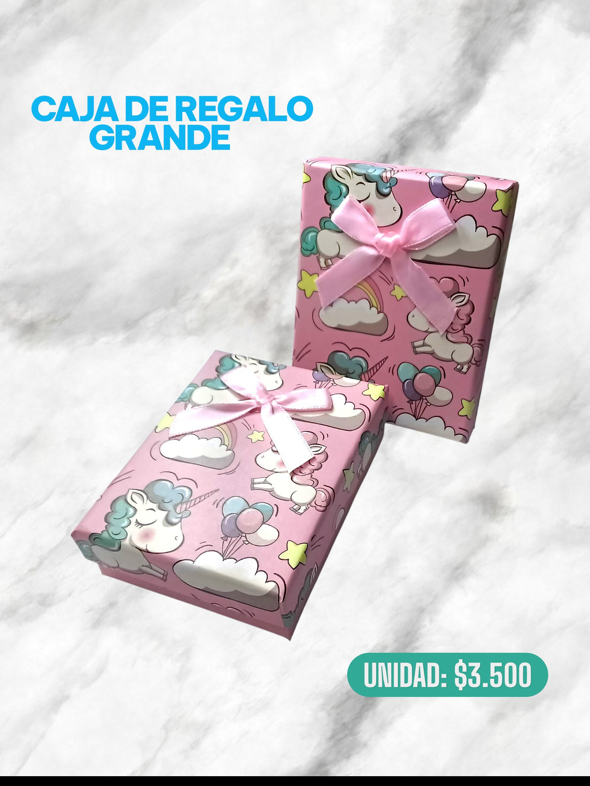 CAJAS DE REGALO UNICORNIO 🦄