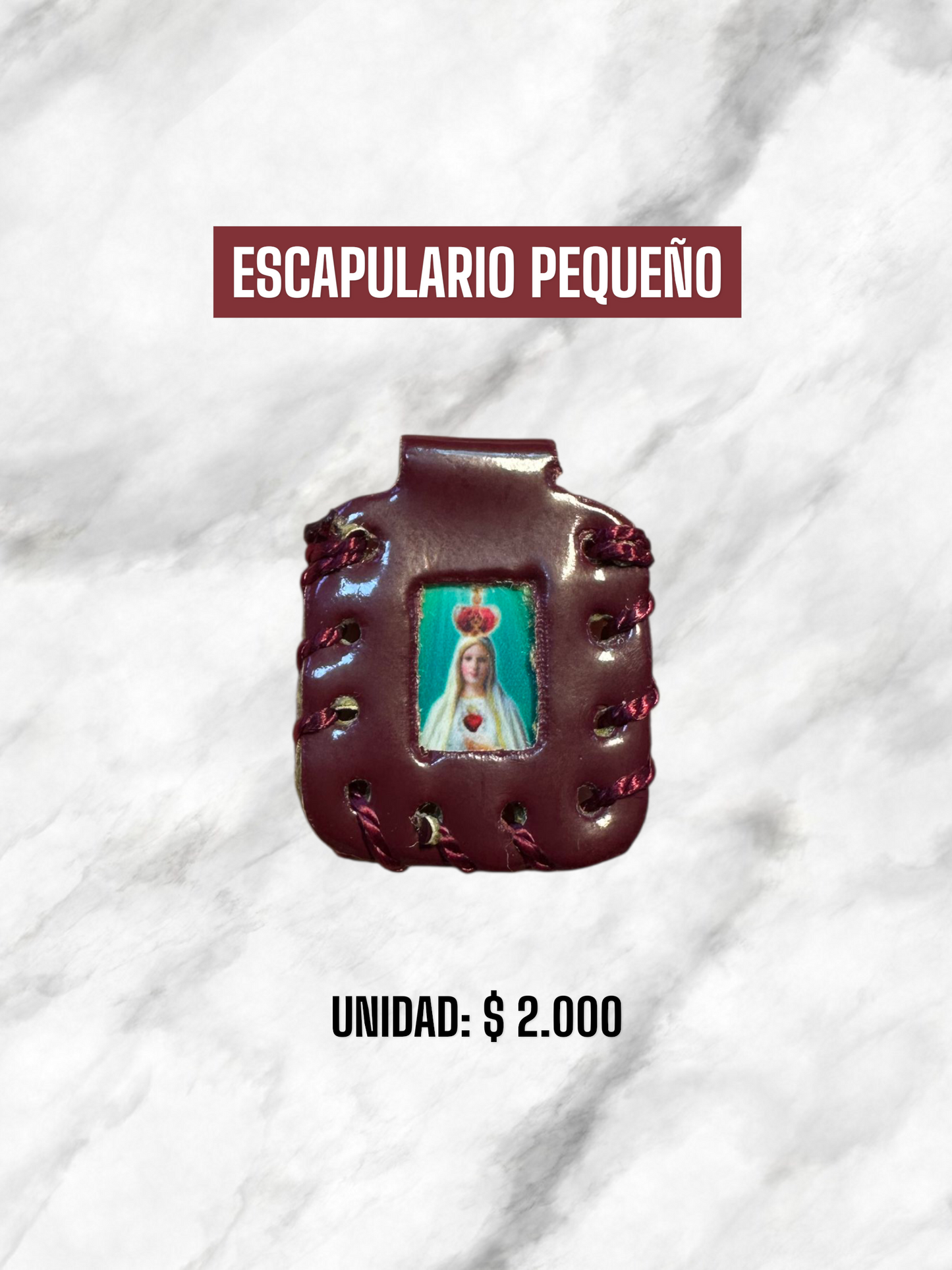 ESCAPULARIO PEQUEÑO