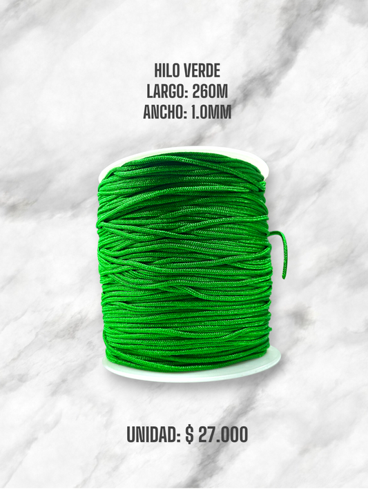 HILO VERDE 1.0MM 260M